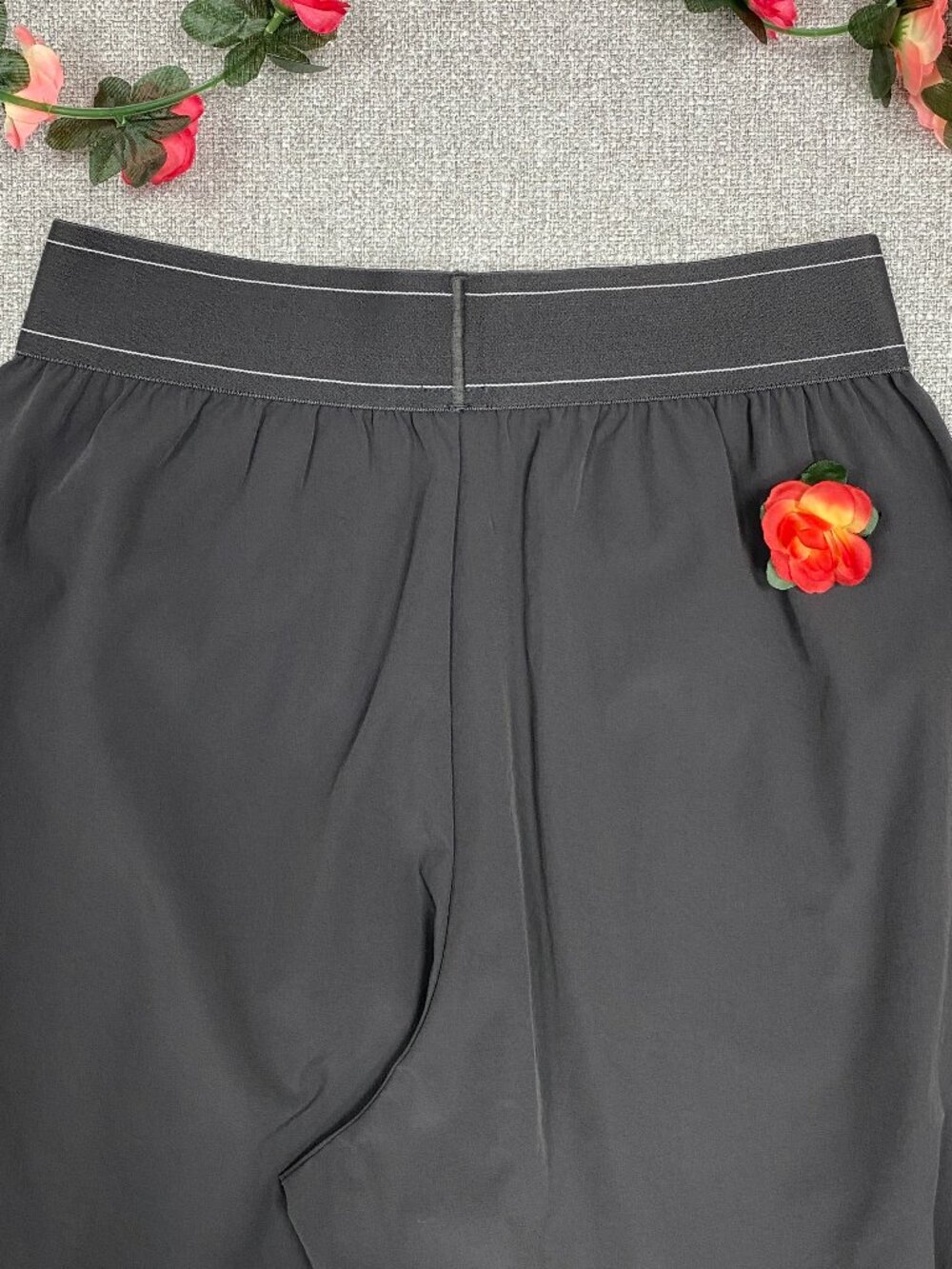 Dark Grey🧸ALO Yoga Suit Up Wide Leg 30" Inseam Trouser😍Best Seller Chic NWT - Picture 5 of 7